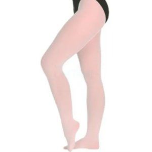 Capezio Pink Footed tights Adult Sizes New in Pkg